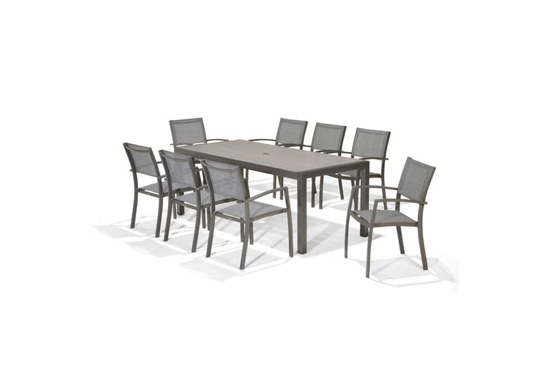 Utendørs møbelgruppe Lifestyle Garden Solana 201 cm 8 carver stoler - 8 carver stoler - Hagemøbler - Hagegruppe - Spisegrupper hage