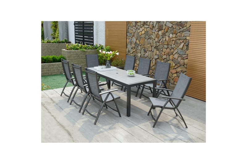 Utendørs møbelgruppe Lifestyle Garden Solana 201 cm 8 posisjonslenestol - 8 posisjonslenestol - Hagemøbler - Hagegruppe - Spisegrupper hage