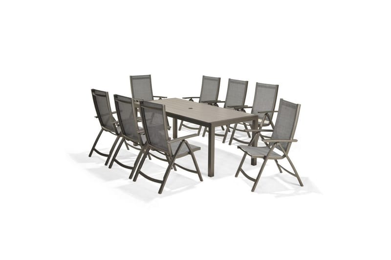 Utendørs møbelgruppe Lifestyle Garden Solana 201 cm 8 posisjonslenestol, 8 posisjonslenestol