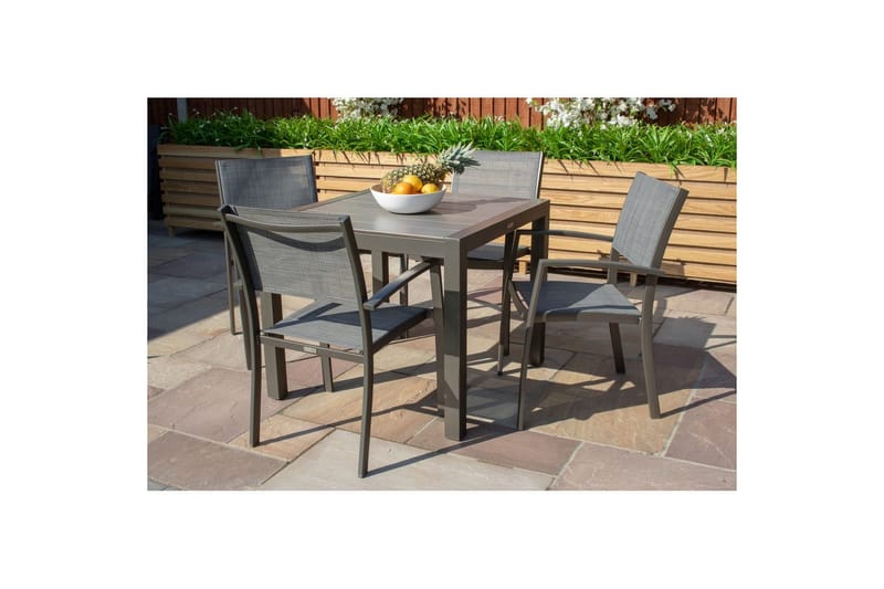 Utendørs møbelgruppe Lifestyle Garden Solana 88 cm 4 Carver stoler - 4 Carver stoler - Hagemøbler - Hagegruppe - Spisegrupper hage