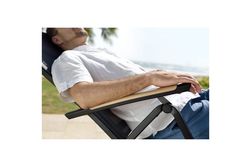 Utendørs møbelgruppe Lifestyle Garden Panama 210-300 cm 6 stablebar stoler + 2 posisjons stoler - 6 stablebar stoler + 2 posisjons stoler - Hagemøbler - Hagegruppe - Spisegrupper hage