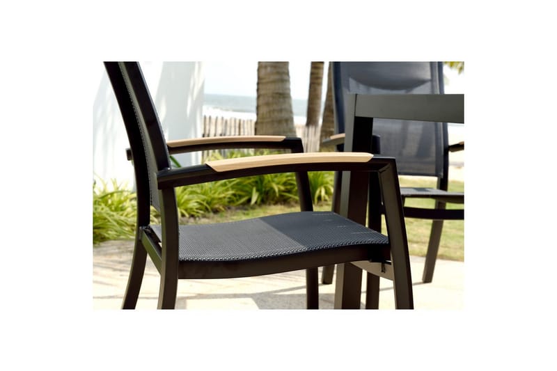 Utendørs møbelgruppe Lifestyle Garden Panama 210-300 cm 10 stabelbar lenestol - 10 stabelbar lenestol - Hagemøbler - Hagegruppe - Spisegrupper hage