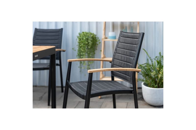 Utendørs møbelgruppe Lifestyle Garden Portals 161 cm 4 lite Carver stoler - 4 lite Carver stoler - Hagemøbler - Hagegruppe - Spisegrupper hage