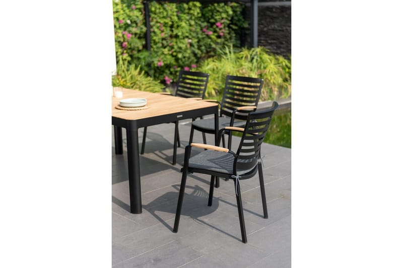 Utendørs møbelgruppe Lifestyle Garden Portals 161 cm 4 Carver stoler - 4 Carver stoler - Hagemøbler - Hagegruppe - Spisegrupper hage