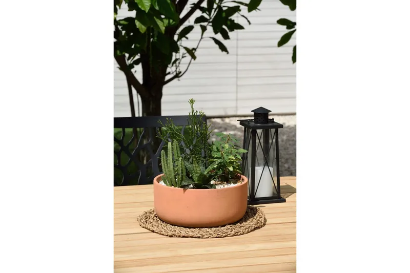 Utendørs møbelgruppe Lifestyle Garden Portals 209 cm 8 trebearbeidingsstoler - 8 trebearbeidingsstoler - Hagemøbler - Hagegruppe - Spisegrupper hage