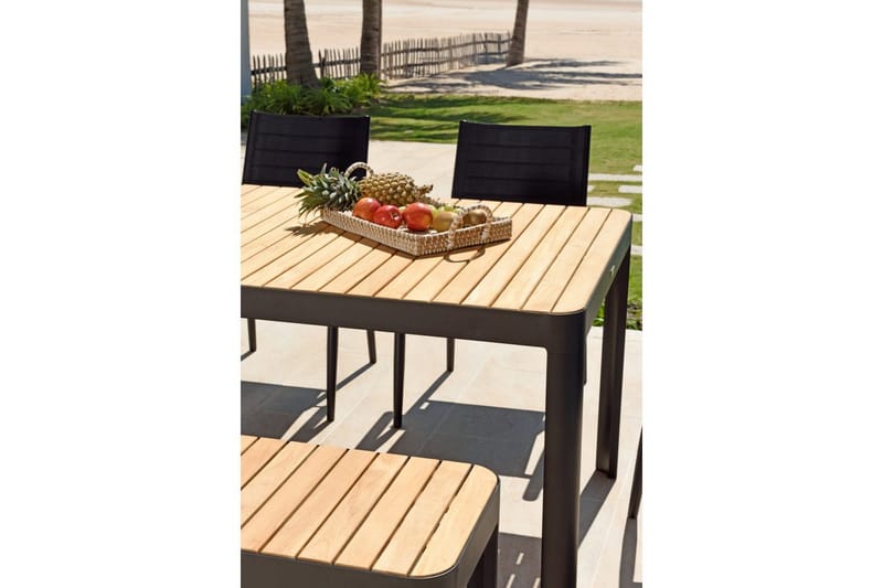 Utendørs møbelgruppe Lifestyle Garden Portals 161 cm 4 lite Carver stoler + benk - 4 lite Carver stoler + benk - Hagemøbler - Hagegruppe - Spisegrupper hage