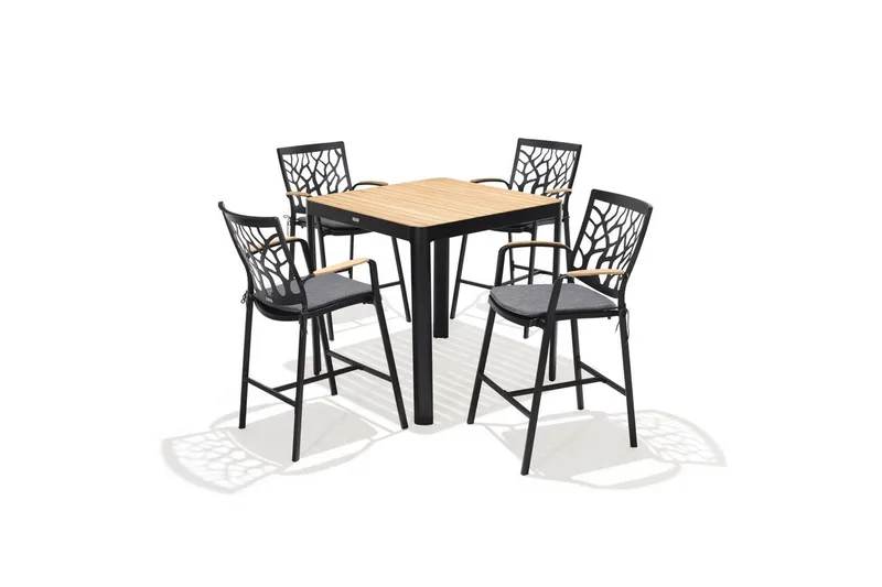 Utendørs møbelgruppe Lifestyle Garden Portals barbord 95 & 4 barstoler, undefined