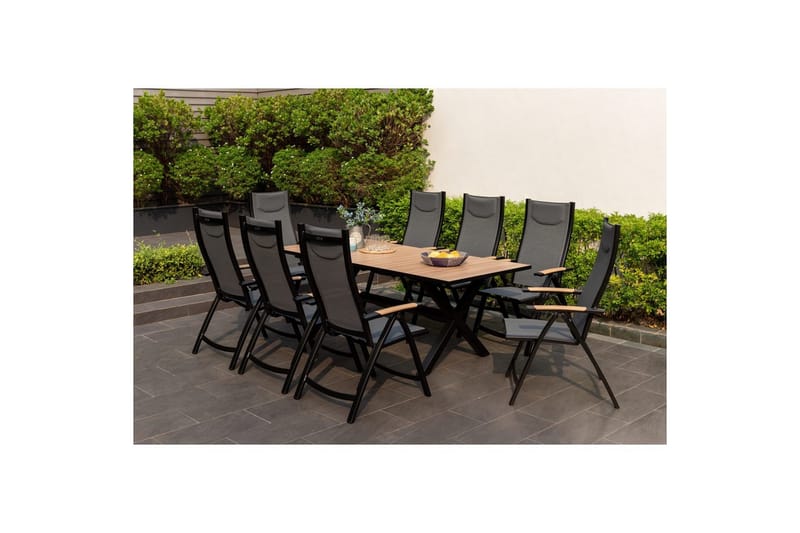 Utendørs møbelgruppe Lifestyle Garden Panama 200 cm 8 posisjonslenestol - 8 posisjonslenestol - Hagemøbler - Hagegruppe - Spisegrupper hage