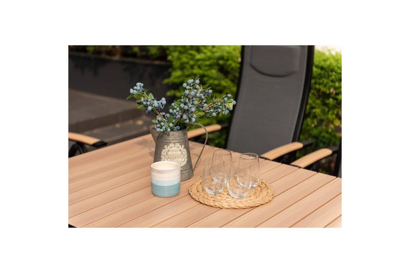 Utendørs møbelgruppe Lifestyle Garden Panama 200 cm 6 posisjons stoler - 6 posisjons stoler - Hagemøbler - Hagegruppe - Spisegrupper hage