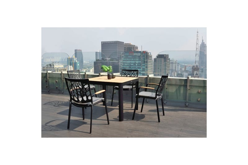 Utendørs møbelgruppe Lifestyle Garden Portals 95 cm 4 hage stoler - 4 hage stoler - Hagemøbler - Hagegruppe - Spisegrupper hage