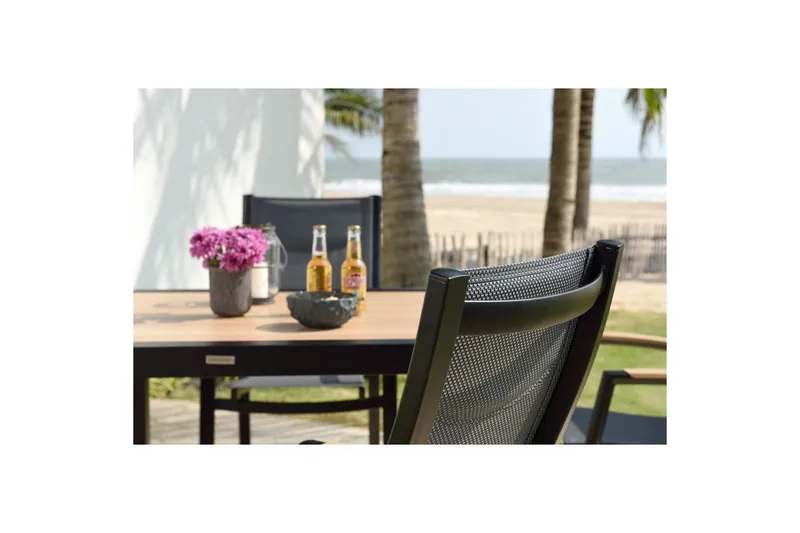 Utendørs møbelgruppe Lifestyle Garden Panama 90 cm 4 stablebare lenestoler - 4 stablebare lenestoler - Hagemøbler - Hagegruppe - Spisegrupper hage