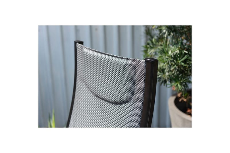 Utendørs møbelgruppe Lifestyle Garden Panama 200 cm 6 stablebar stoler + 2 posisjons stoler - 6 stablebar stoler + 2 posisjons stoler - Hagemøbler - Hagegruppe - Spisegrupper hage