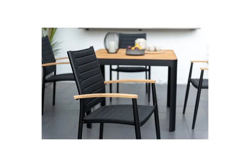 Utendørs møbelgruppe Lifestyle Garden Portals 95 cm 4 lite Carver stoler - 4 lite Carver stoler - Hagemøbler - Hagegruppe - Spisegrupper hage