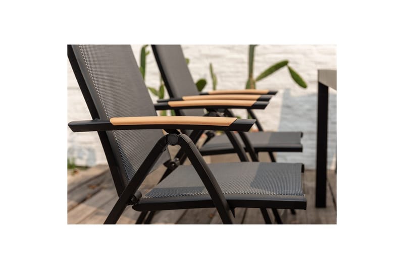 Utendørs møbelgruppe Lifestyle Garden Panama 200 cm 6 posisjons stoler - 6 posisjons stoler - Hagemøbler - Hagegruppe - Spisegrupper hage