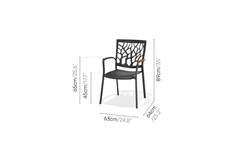Utendørs møbelgruppe Lifestyle Garden Portals 161 cm 4 hage stoler + benk - 4 hage stoler + benk - Hagemøbler - Hagegruppe - Spisegrupper hage