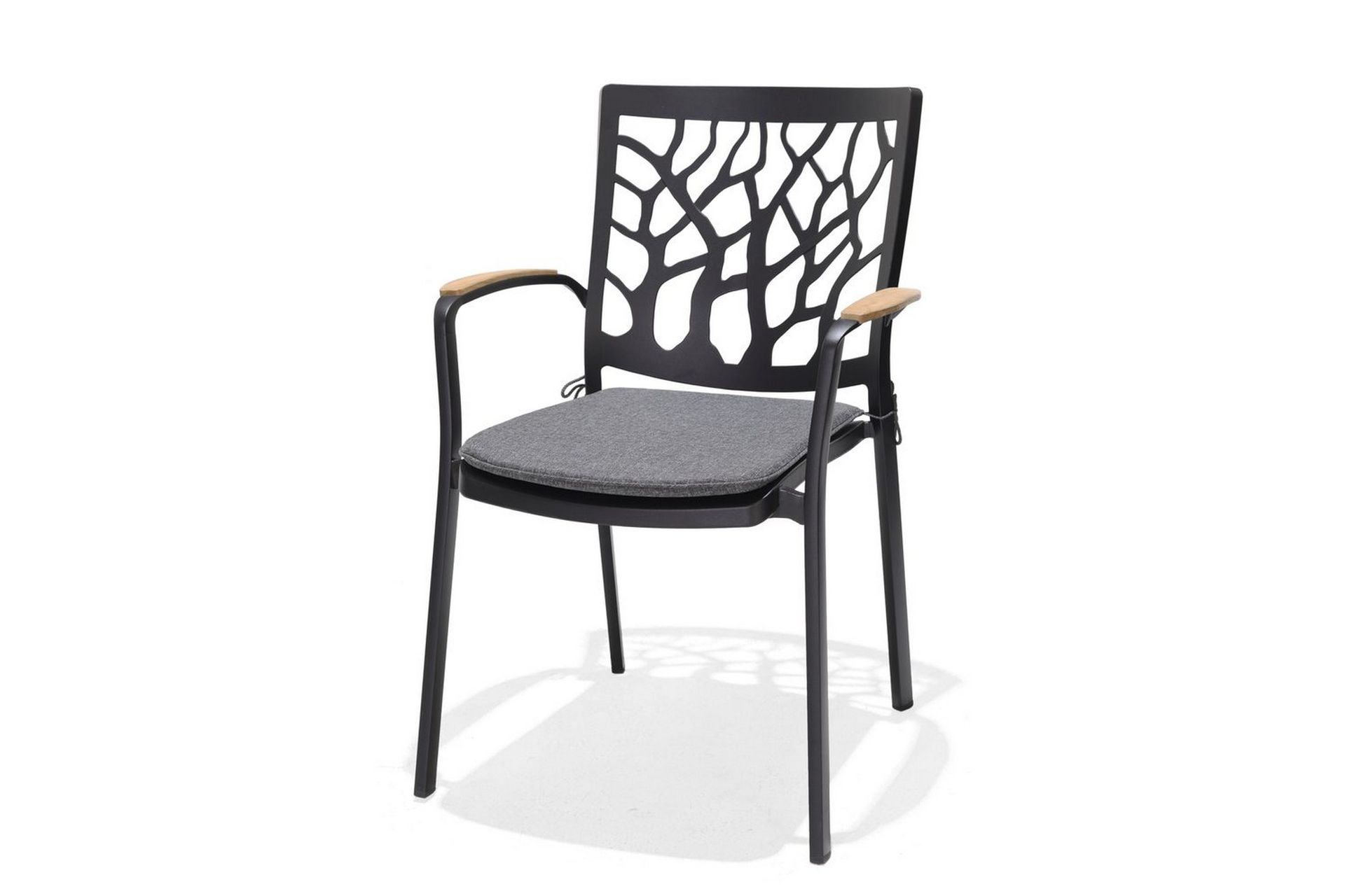 Utendørs møbelgruppe Lifestyle Garden Portals 209 cm 5 tresnekkerstoler + benk - 5 tresnekkerstoler + benk - Hagemøbler - Hagegruppe - Spisegrupper hage