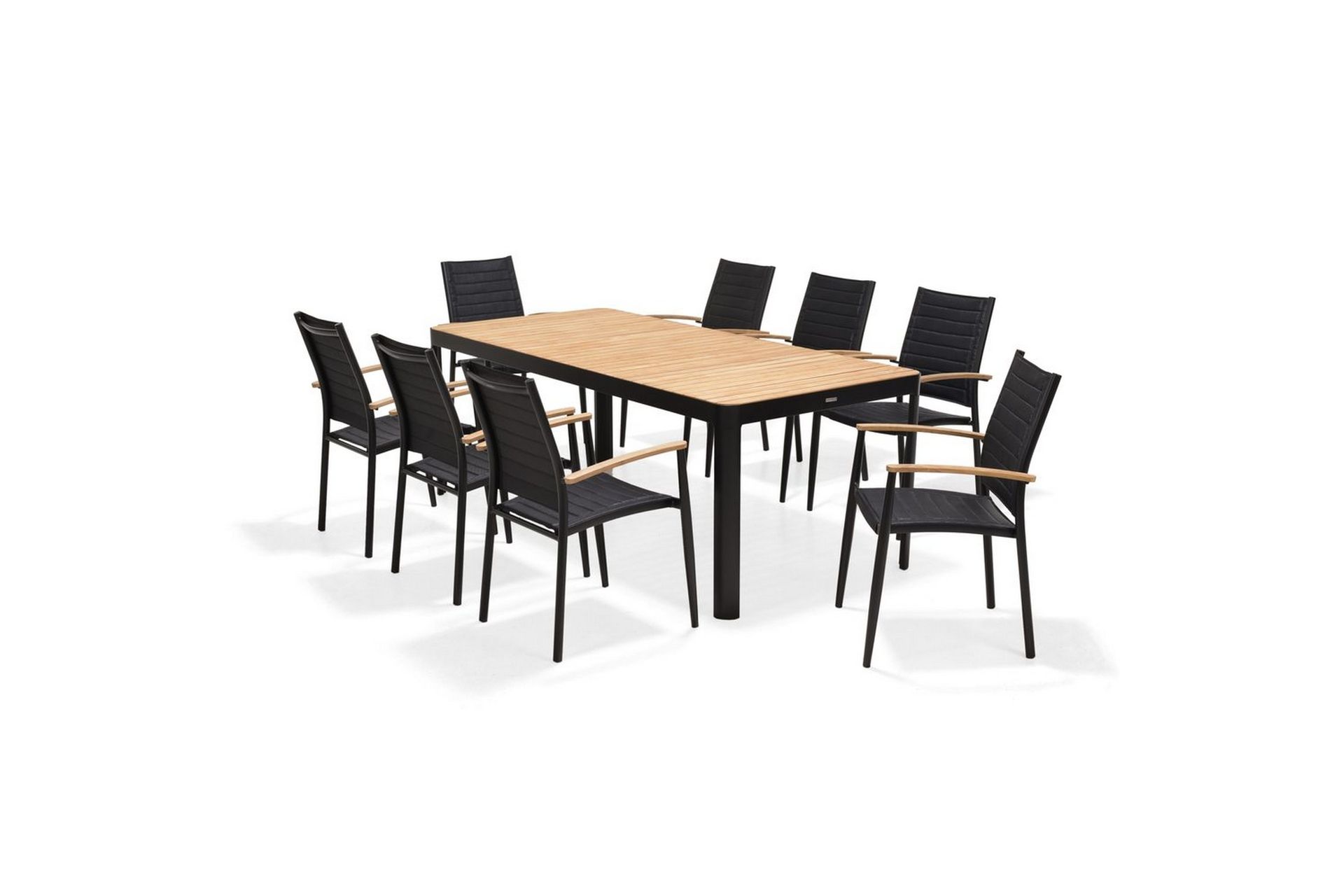 Utendørs møbelgruppe Lifestyle Garden Portals 209 cm 8 lette carver-stoler - 8 lette carver-stoler - Hagemøbler - Hagegruppe - Spisegrupper hage