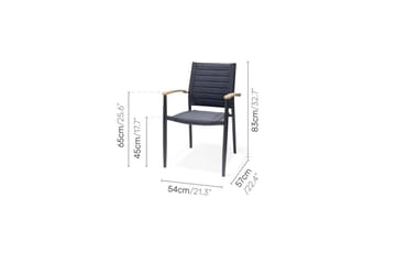 Utendørs møbelgruppe Lifestyle Garden Portals 209 cm 8 lette carver-stoler - 8 lette carver-stoler - Hagemøbler - Hagegruppe - Spisegrupper hage