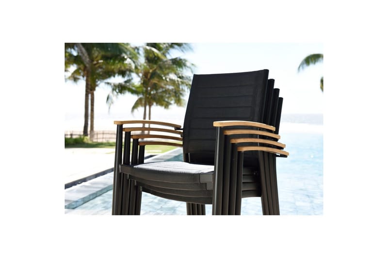 Utendørs møbelgruppe Lifestyle Garden Portals 209 cm 6 litt carver stoler - 6 litt carver stoler - Hagemøbler - Hagegruppe - Spisegrupper hage