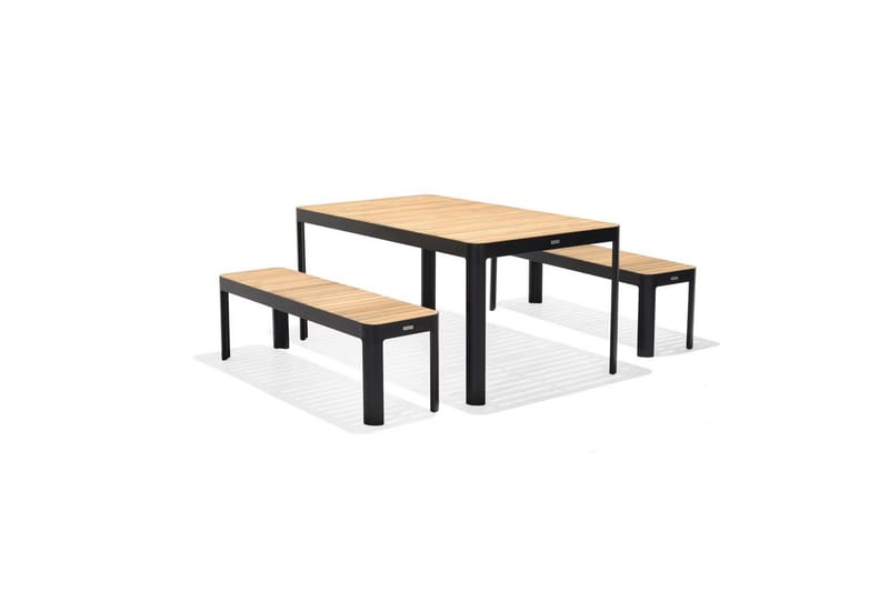 Utendørs møbelgruppe Lifestyle Garden Portals 161 cm 2 benker - 2 benker - Hagemøbler - Hagegruppe - Spisegrupper hage
