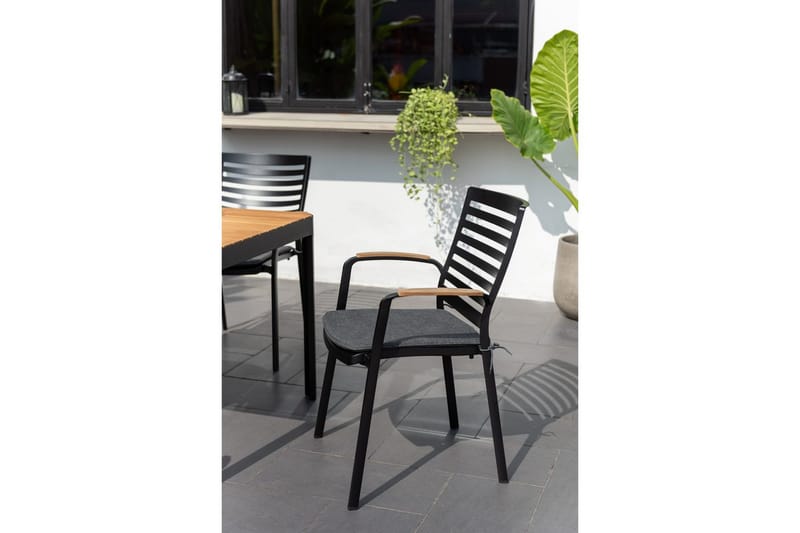 Utendørs møbelgruppe Lifestyle Garden Portals 95 cm 4 Carver stoler - 4 Carver stoler - Hagemøbler - Hagegruppe - Spisegrupper hage
