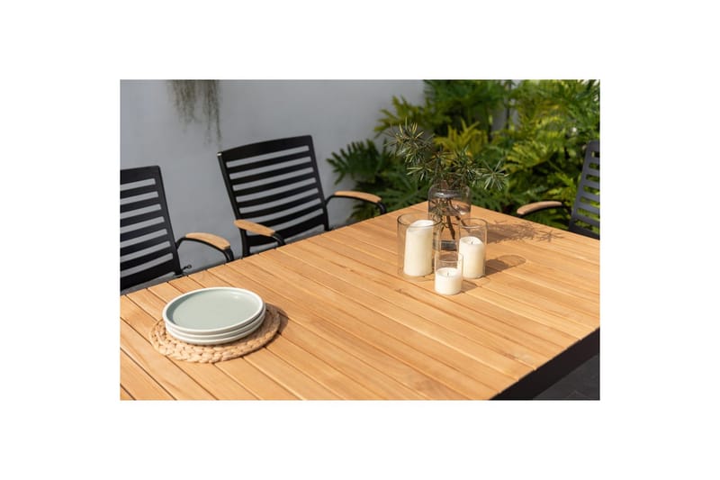Utendørs møbelgruppe Lifestyle Garden Portals 161 cm 4 Carver stoler - 4 Carver stoler - Hagemøbler - Hagegruppe - Spisegrupper hage