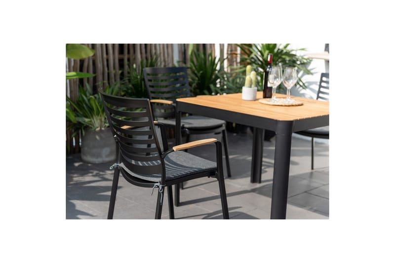 Utendørs møbelgruppe Lifestyle Garden Portals 95 cm 4 Carver stoler - 4 Carver stoler - Hagemøbler - Hagegruppe - Spisegrupper hage
