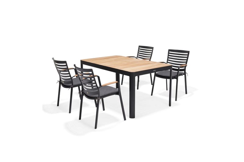 Utendørs møbelgruppe Lifestyle Garden Portals 161 cm 4 Carver stoler - 4 Carver stoler - Hagemøbler - Hagegruppe - Spisegrupper hage
