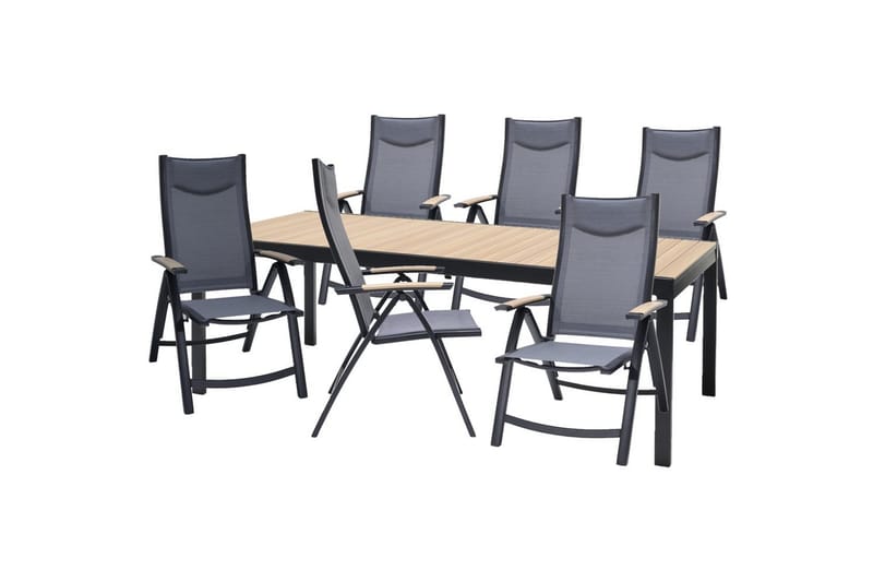 Utendørs møbelgruppe Lifestyle Garden Panama 210-300 cm 6 posisjons stoler - 6 posisjons stoler - Hagemøbler - Hagegruppe - Spisegrupper hage