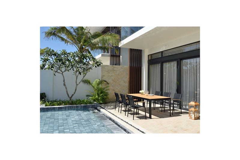 Utendørs møbelgruppe Lifestyle Garden Portals 209 cm 6 litt carver stoler - 6 litt carver stoler - Hagemøbler - Hagegruppe - Spisegrupper hage