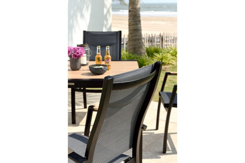 Utendørs møbelgruppe Lifestyle Garden Panama 90 cm 4 stablebare lenestoler - 4 stablebare lenestoler - Hagemøbler - Hagegruppe - Spisegrupper hage