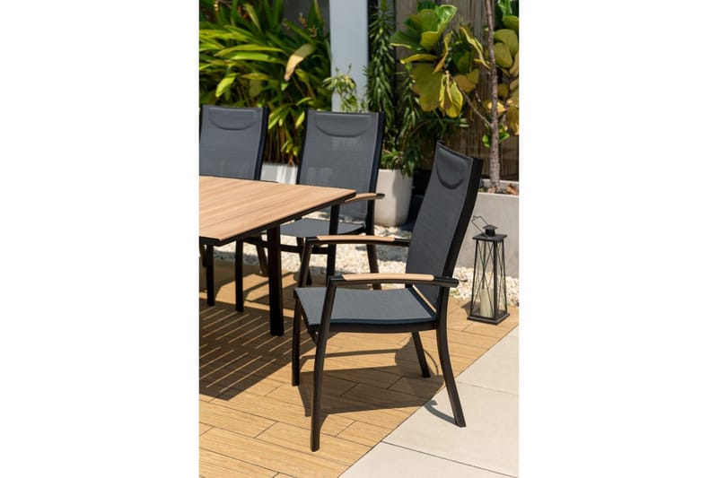 Utendørs møbelgruppe Lifestyle Garden Panama 210-300 cm 10 stabelbar lenestol - 10 stabelbar lenestol - Hagemøbler - Hagegruppe - Spisegrupper hage