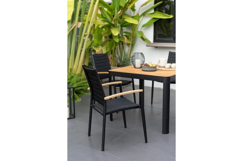 Utendørs møbelgruppe Lifestyle Garden Portals 95 cm 4 lite Carver stoler - 4 lite Carver stoler - Hagemøbler - Hagegruppe - Spisegrupper hage