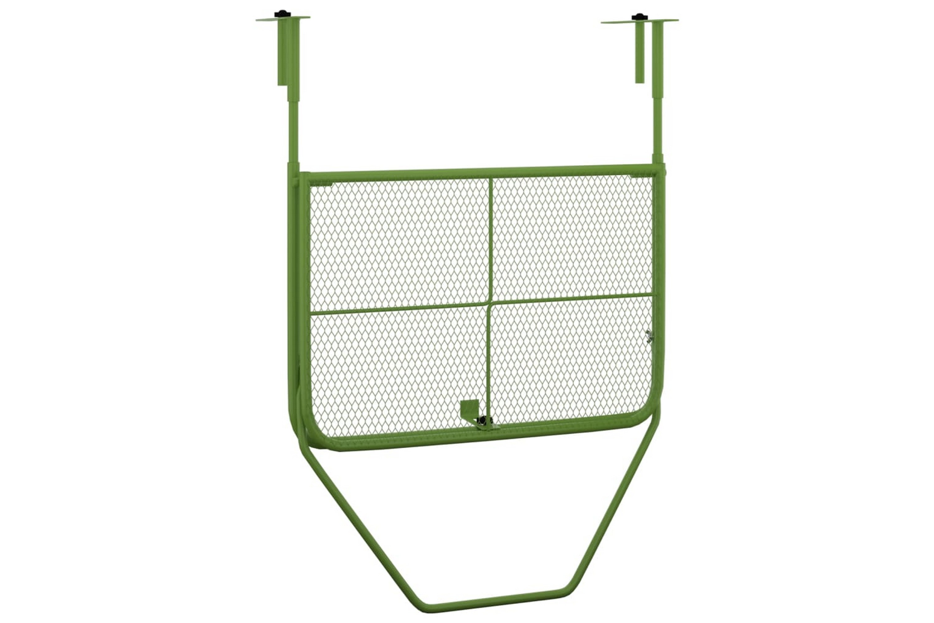 Balkongbord grønn 60x40 cm stål -