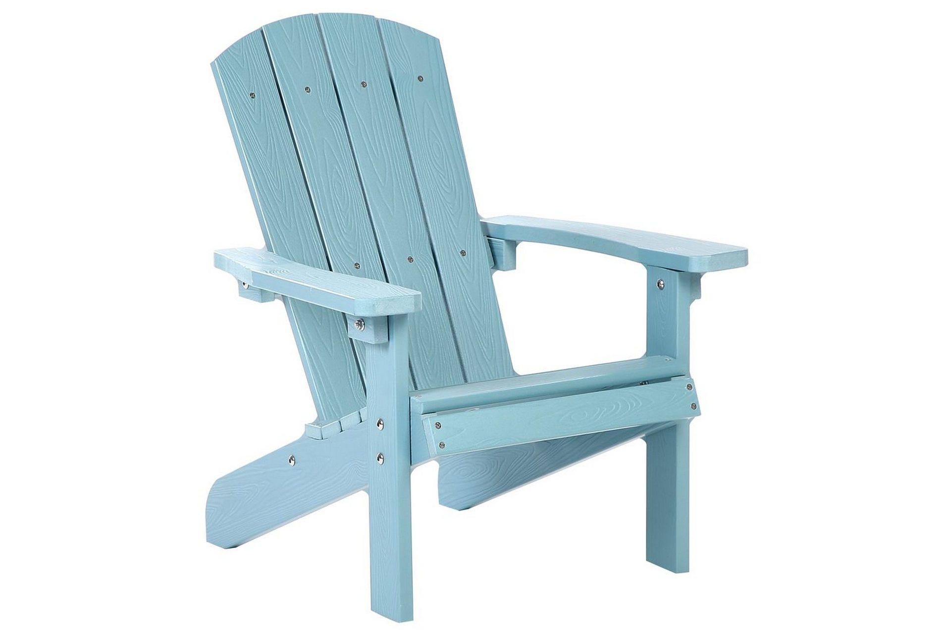 Hagestol for barn Lyseblå Syntetisk tre Rustfritt stål Værbestandig Moderne stil Barnestol Utemøbler