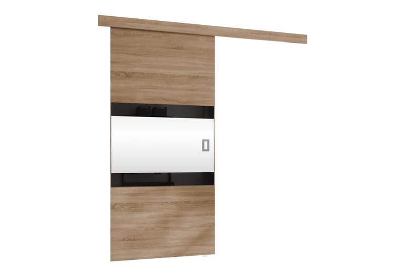 Bemi Skyvedør - Beige/Sort - Hus & oppussing - Bygg - Dører & Porter - Skyvedører