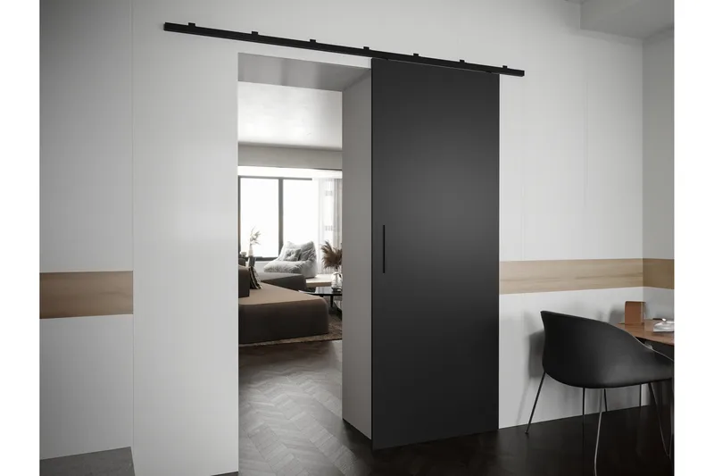 Cassidy Skyvedør - Svart - Hus & oppussing - Bygg - Dører & Porter - Skyvedører