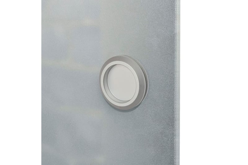 Skyvedør glass og aluminium 178 cm sølv - Hus & oppussing - Bygg - Dører & Porter - Dørbeslag & dørtilbehør
