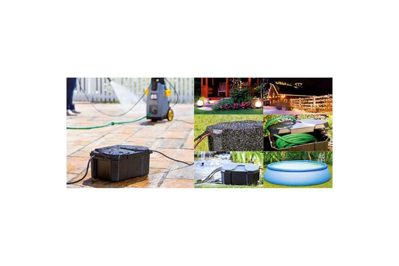 Garden Power Box Heissner - Hus & oppussing - Bygg - Dører & Porter - Dørlås & dørhåndtak - Låsekiste & låsehus