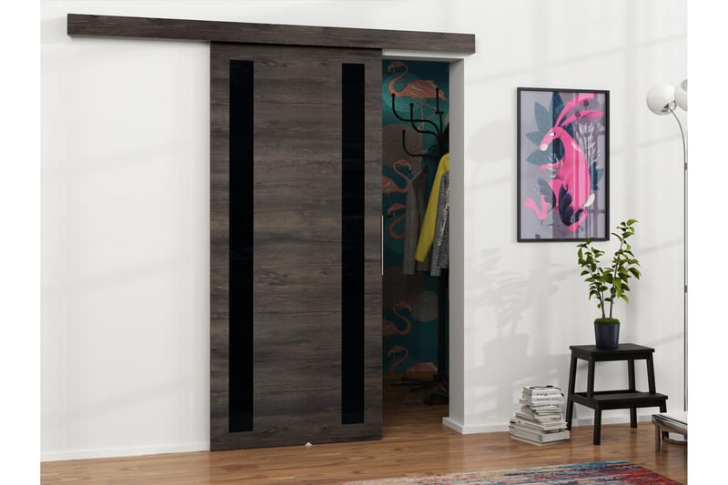 Doncaster Skyvedør - Brun/Sort - Hus & oppussing - Bygg - Dører & Porter - Skyvedører