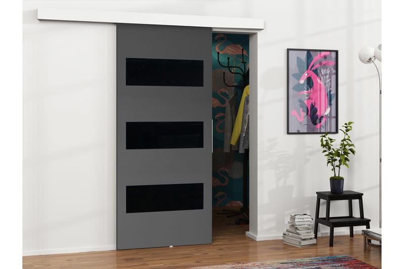 Doncaster Skyvedør - Hvit/Grå/Svart - Hus & oppussing - Bygg - Dører & Porter - Skyvedører