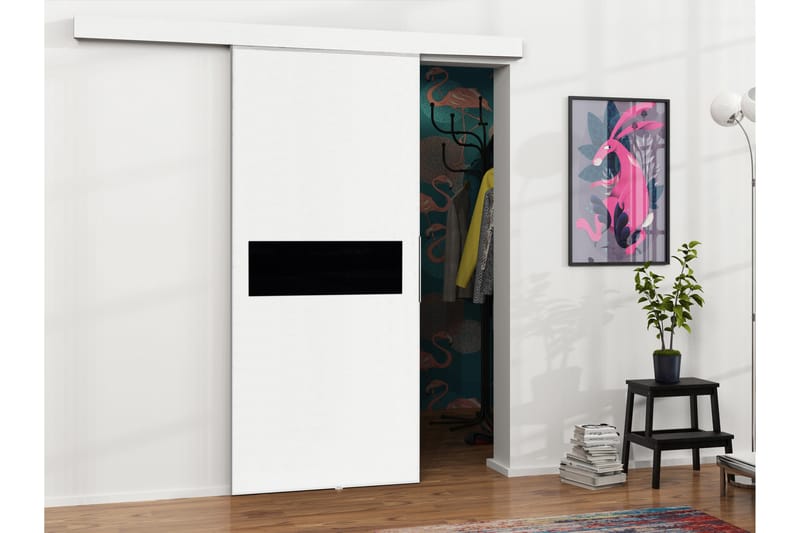 Doncaster Skyvedør - Hvit/Sort - Hus & oppussing - Bygg - Dører & Porter - Skyvedører