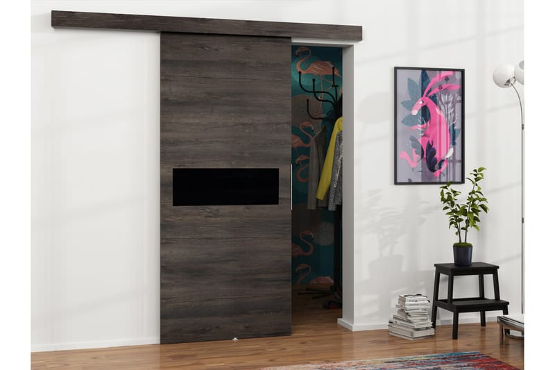 Doncaster Skyvedør - Svart/Brun - Hus & oppussing - Bygg - Dører & Porter - Skyvedører