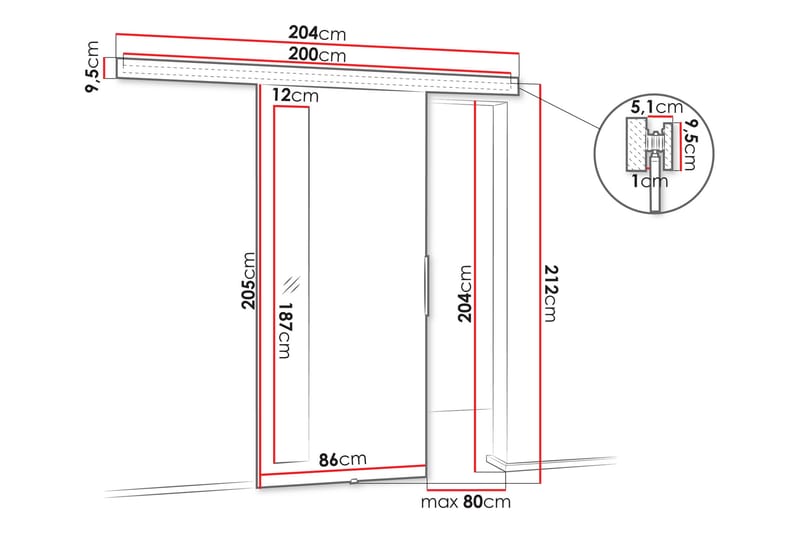 Doncaster Skyvedør - Hus & oppussing - Bygg - Dører & Porter - Skyvedører