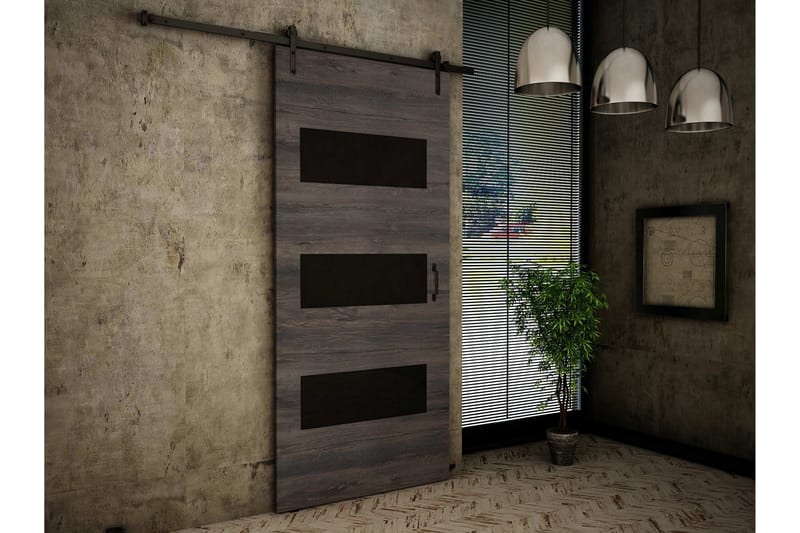 Retro Skyvedør - Beige - Hus & oppussing - Bygg - Dører & Porter - Skyvedører