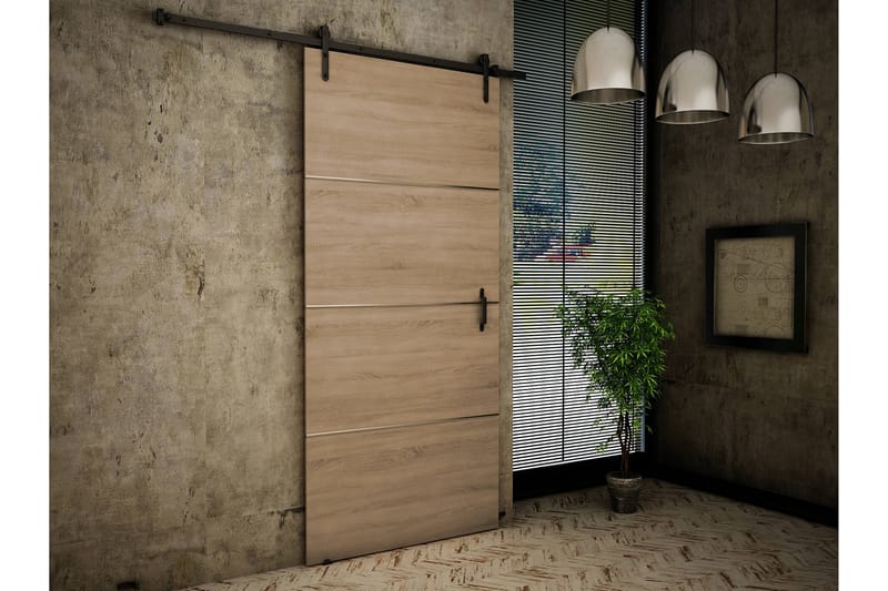 Retro Skyvedør - Beige - Hus & oppussing - Bygg - Dører & Porter - Skyvedører