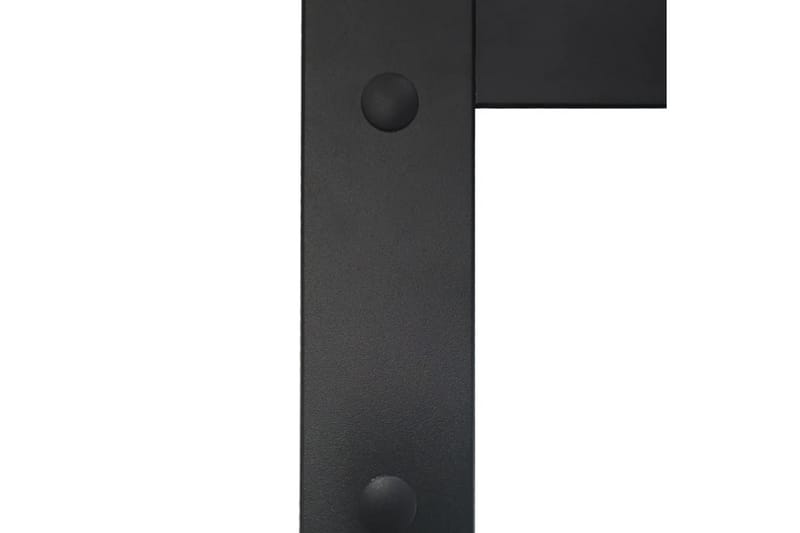 Skyvedør aluminium & ESG-glass 102,5x205 cm svart - Hus & oppussing - Bygg - Dører & Porter - Skyvedører