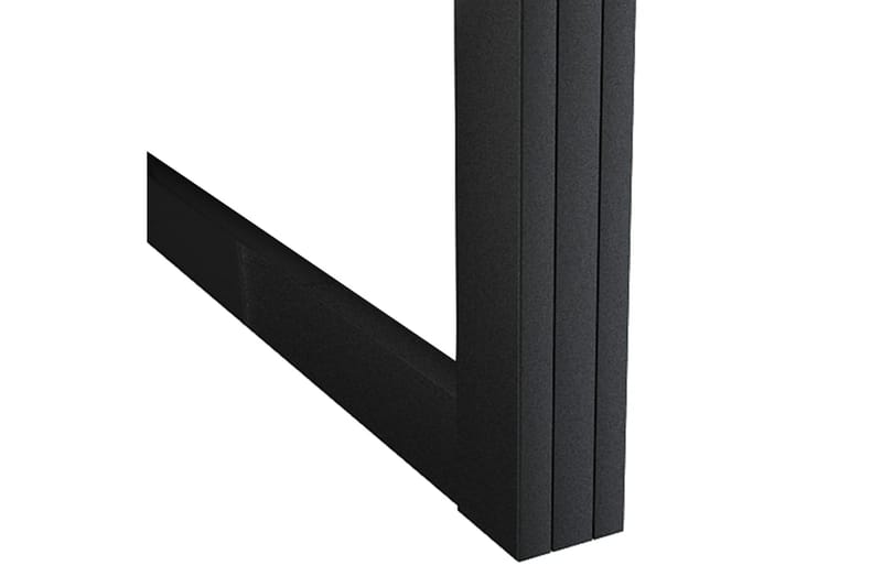 Skyvedør aluminium & ESG-glass 102,5x205 cm svart - Hus & oppussing - Bygg - Dører & Porter - Skyvedører