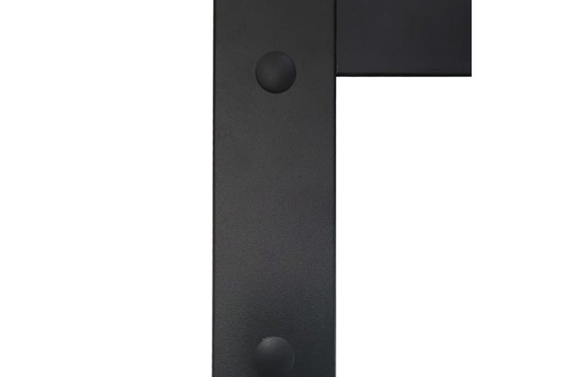 Skyvedør aluminium & ESG-glass 76x205 cm svart - Hus & oppussing - Bygg - Dører & Porter - Skyvedører