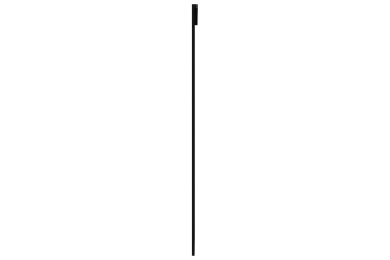 Skyvedør ESG-glass og aluminium 90x205 cm svart - Svart - Hus & oppussing - Bygg - Dører & Porter - Skyvedører